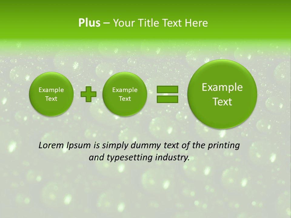 Wet Fibre Macro PowerPoint Template