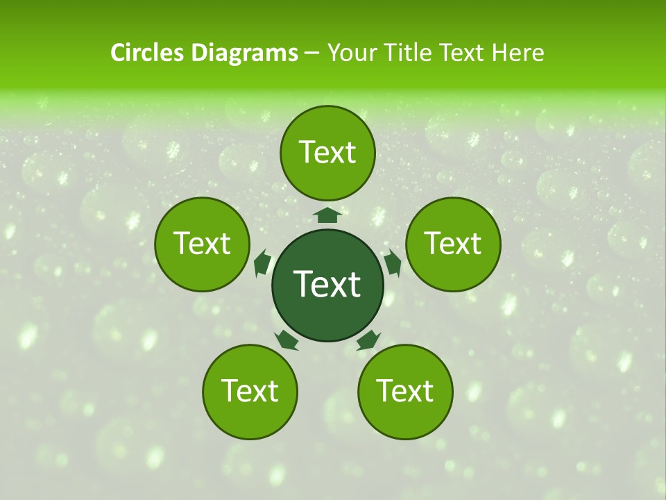 Wet Fibre Macro PowerPoint Template