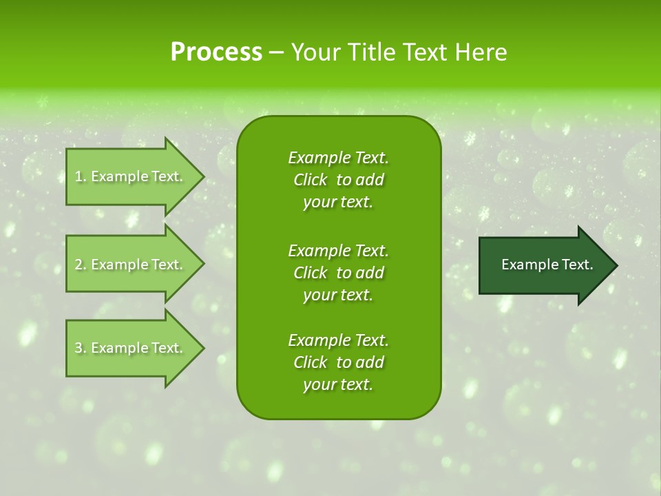 Wet Fibre Macro PowerPoint Template