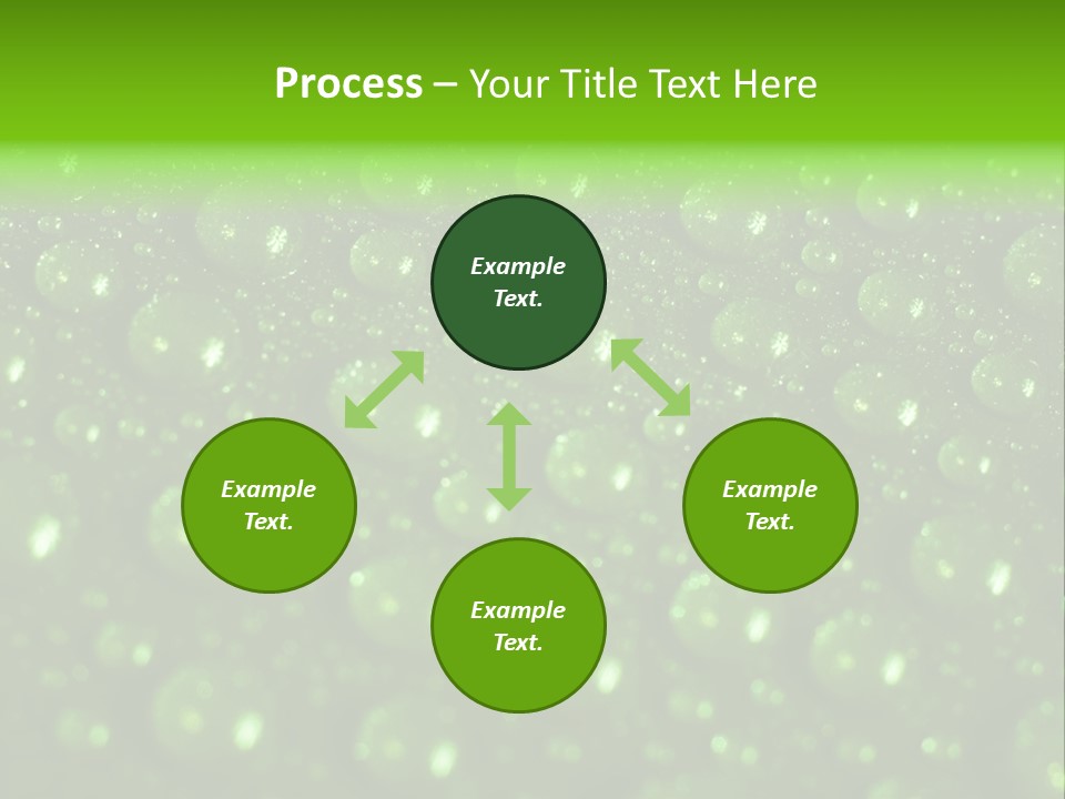 Wet Fibre Macro PowerPoint Template
