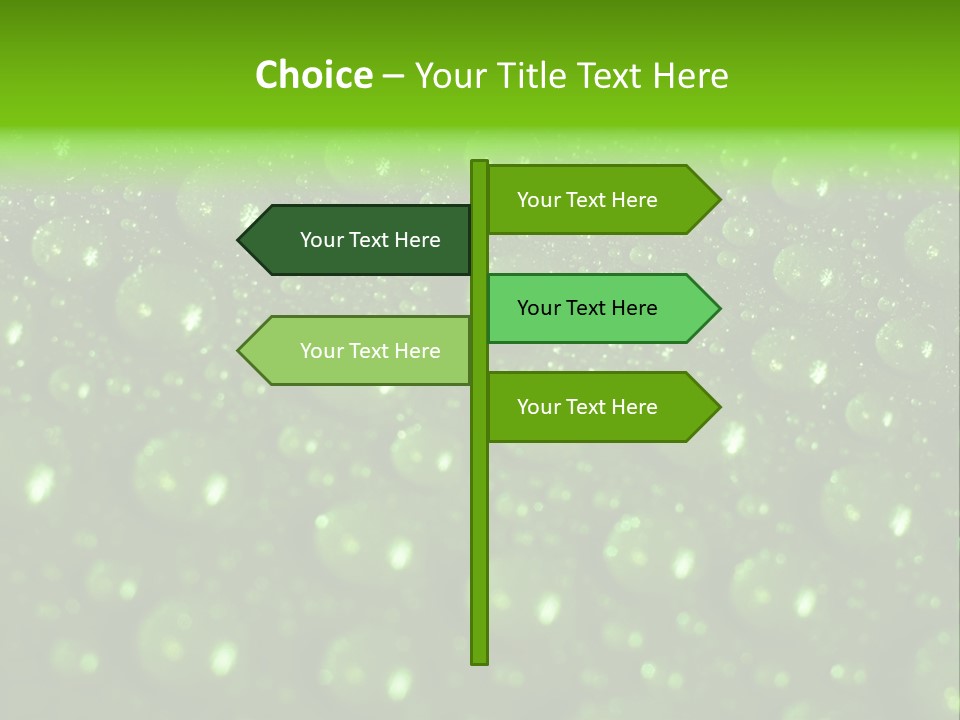 Wet Fibre Macro PowerPoint Template