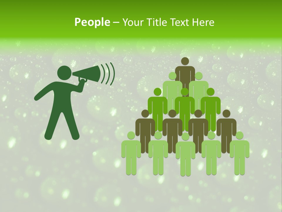 Wet Fibre Macro PowerPoint Template