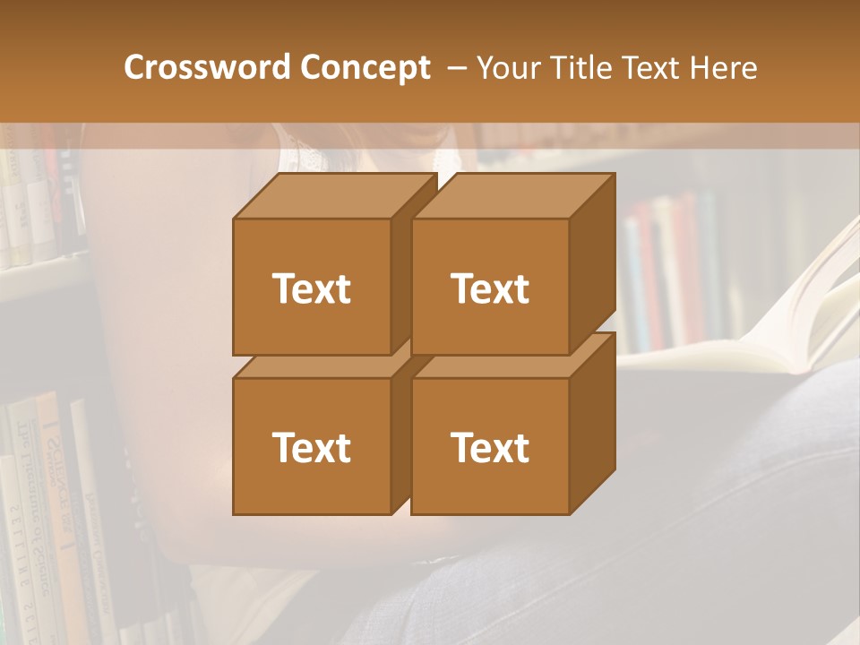 Beautiful Life Library PowerPoint Template