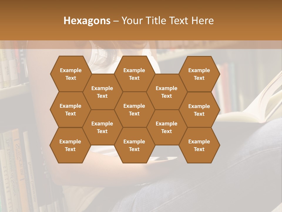 Beautiful Life Library PowerPoint Template