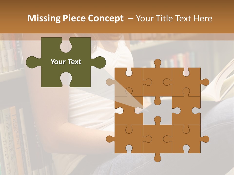 Beautiful Life Library PowerPoint Template