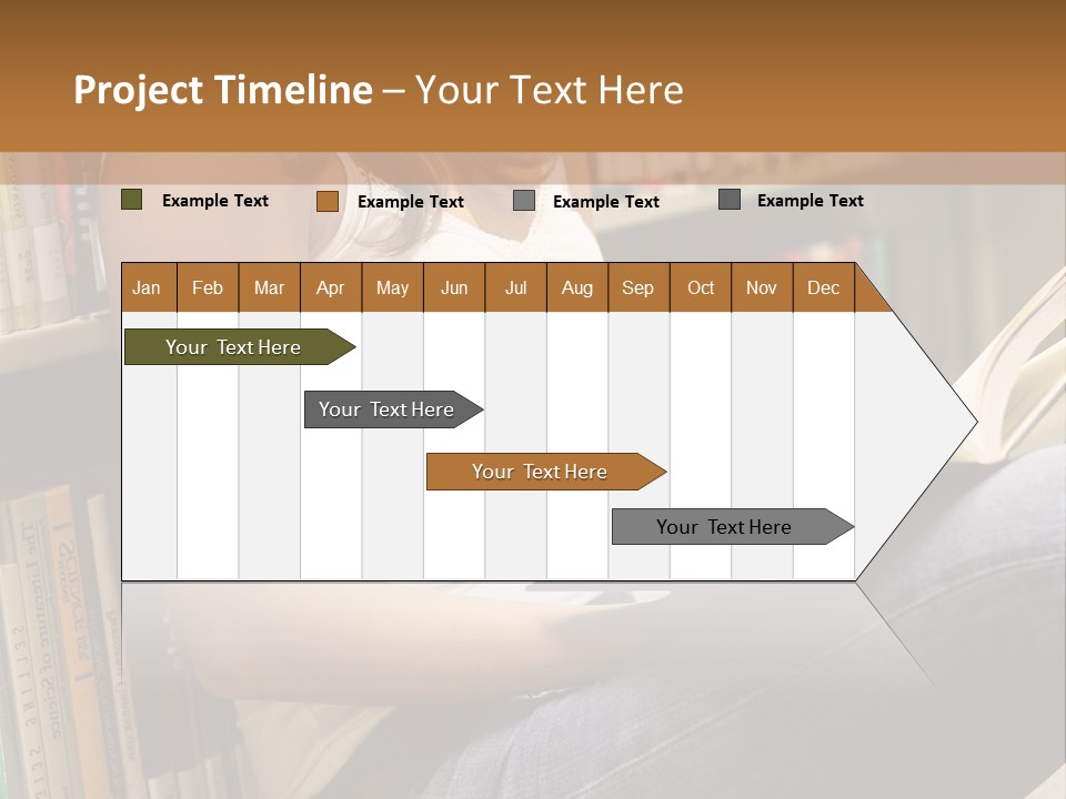 Beautiful Life Library PowerPoint Template