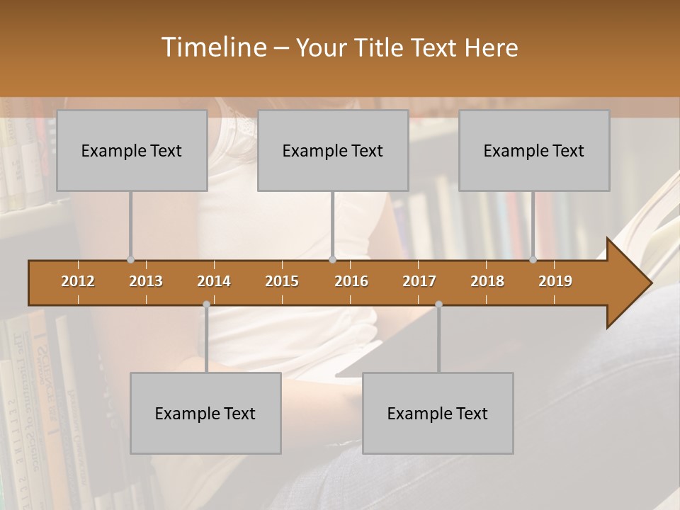 Beautiful Life Library PowerPoint Template