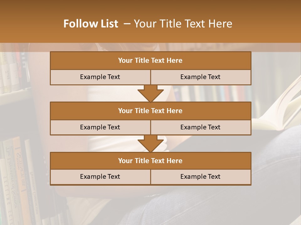 Beautiful Life Library PowerPoint Template