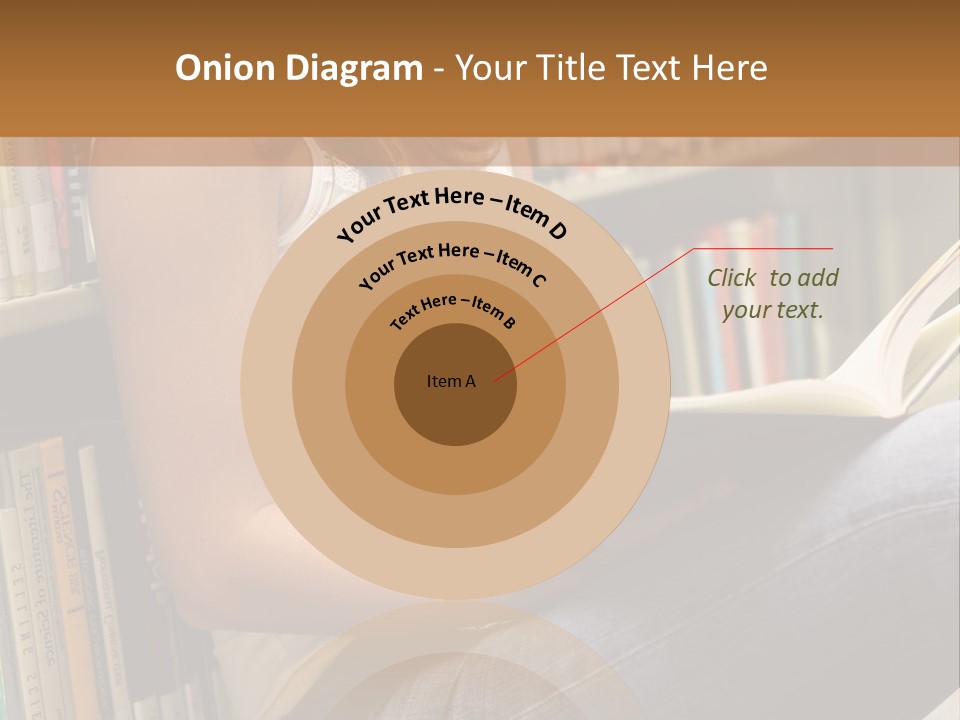 Beautiful Life Library PowerPoint Template