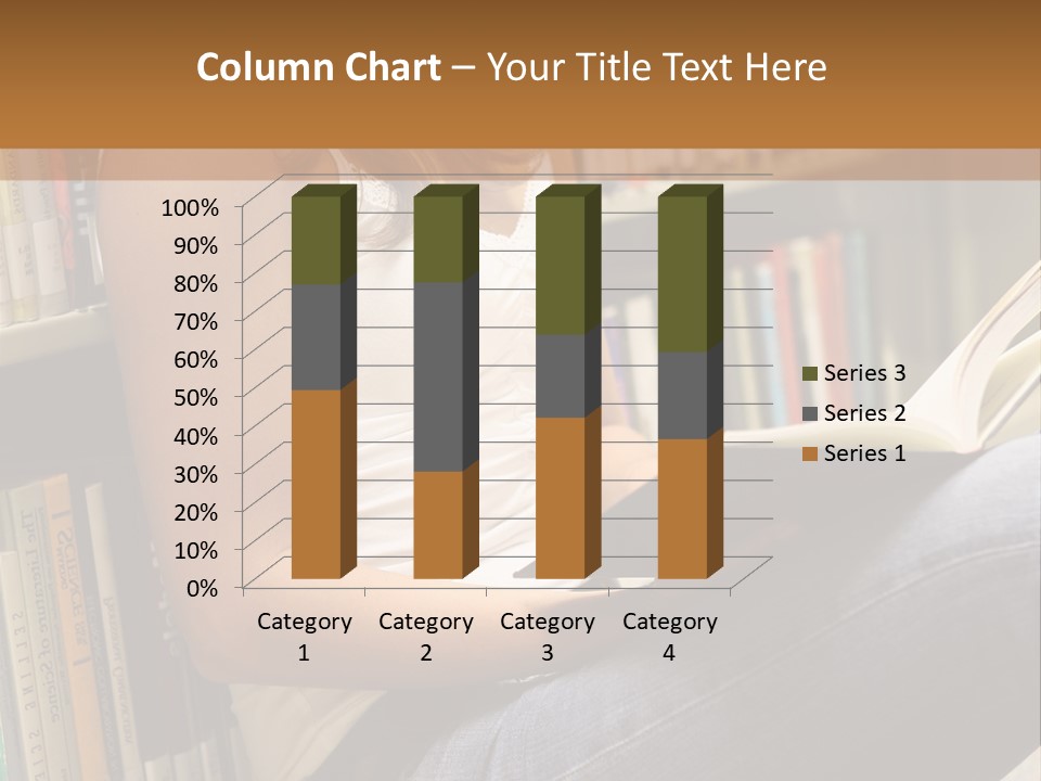 Beautiful Life Library PowerPoint Template