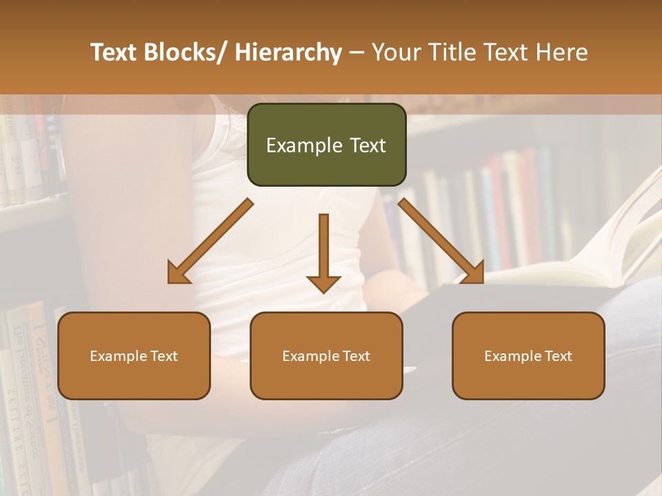 Beautiful Life Library PowerPoint Template