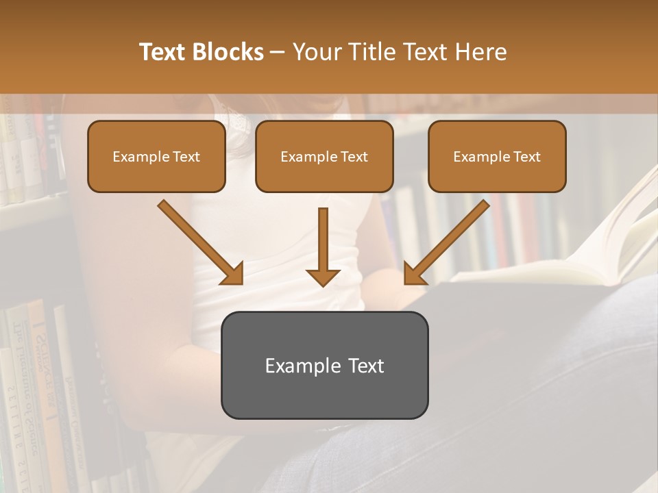 Beautiful Life Library PowerPoint Template