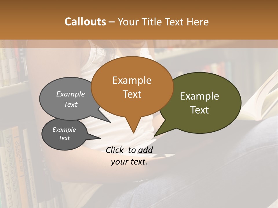Beautiful Life Library PowerPoint Template