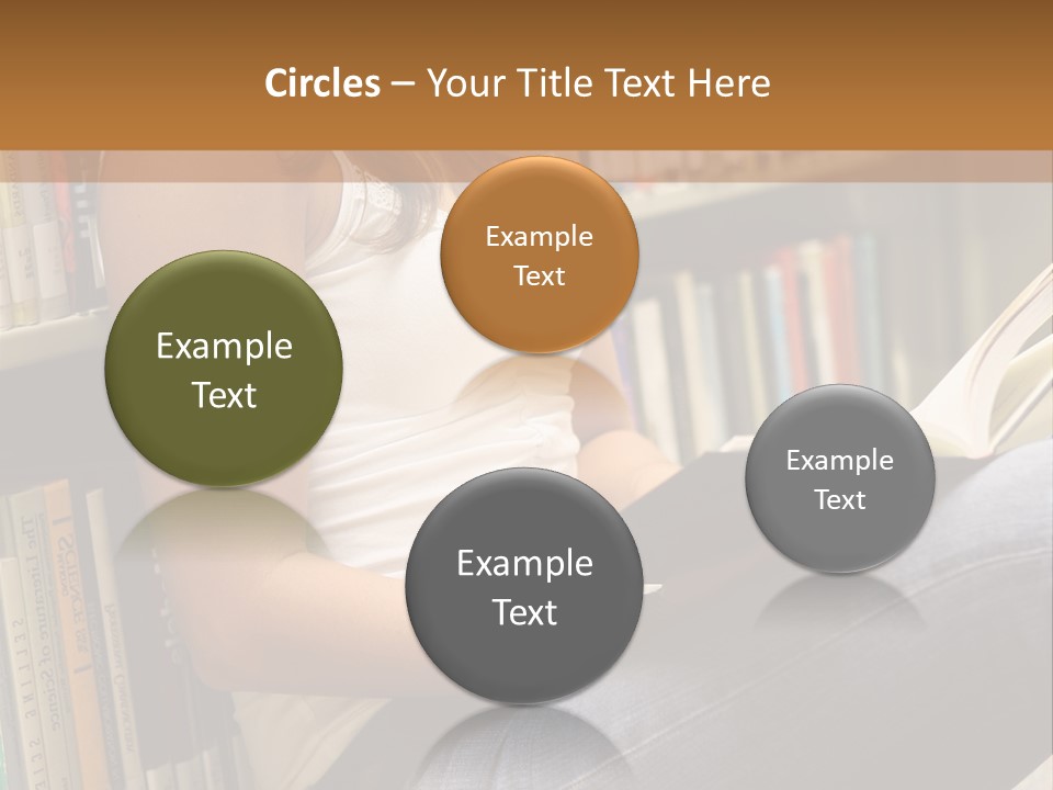 Beautiful Life Library PowerPoint Template