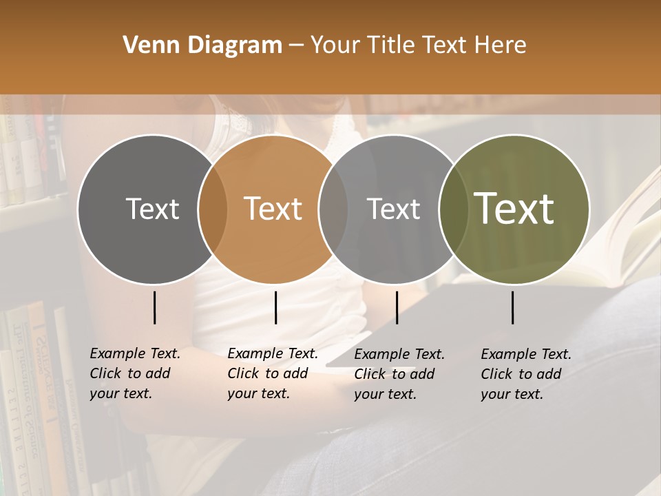 Beautiful Life Library PowerPoint Template