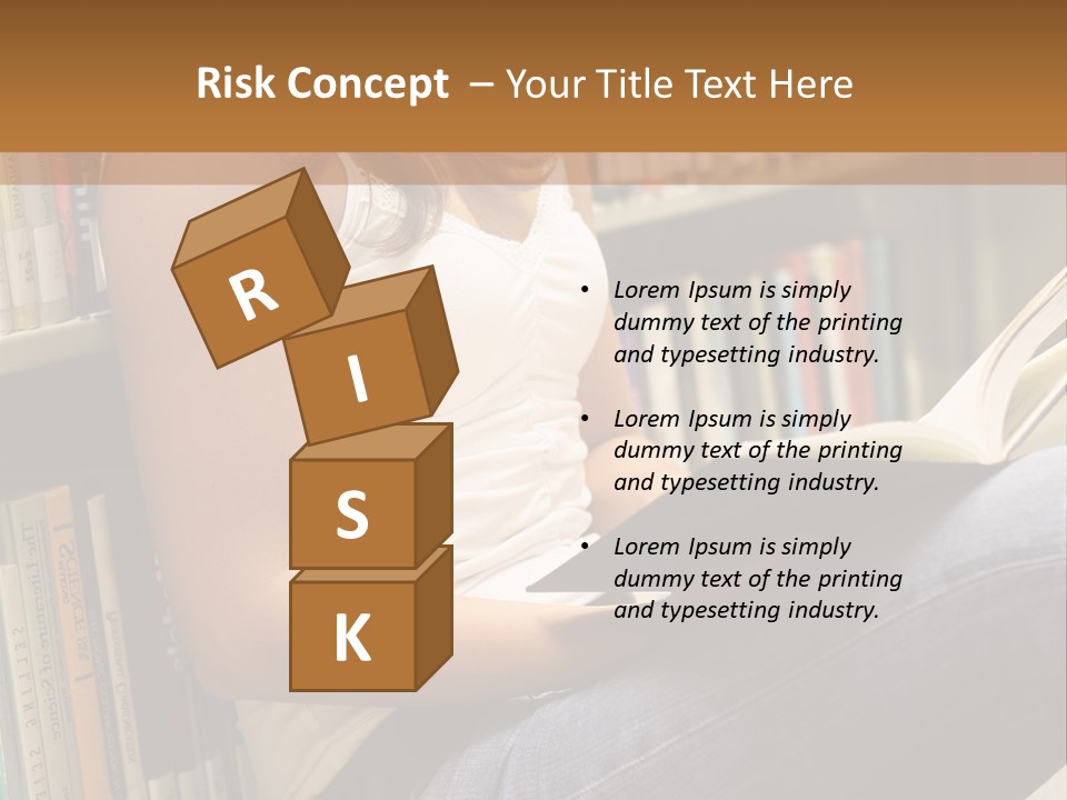 Beautiful Life Library PowerPoint Template