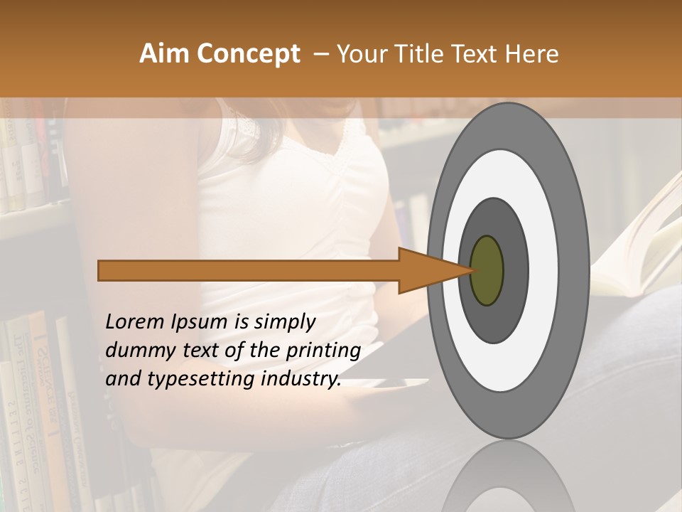 Beautiful Life Library PowerPoint Template