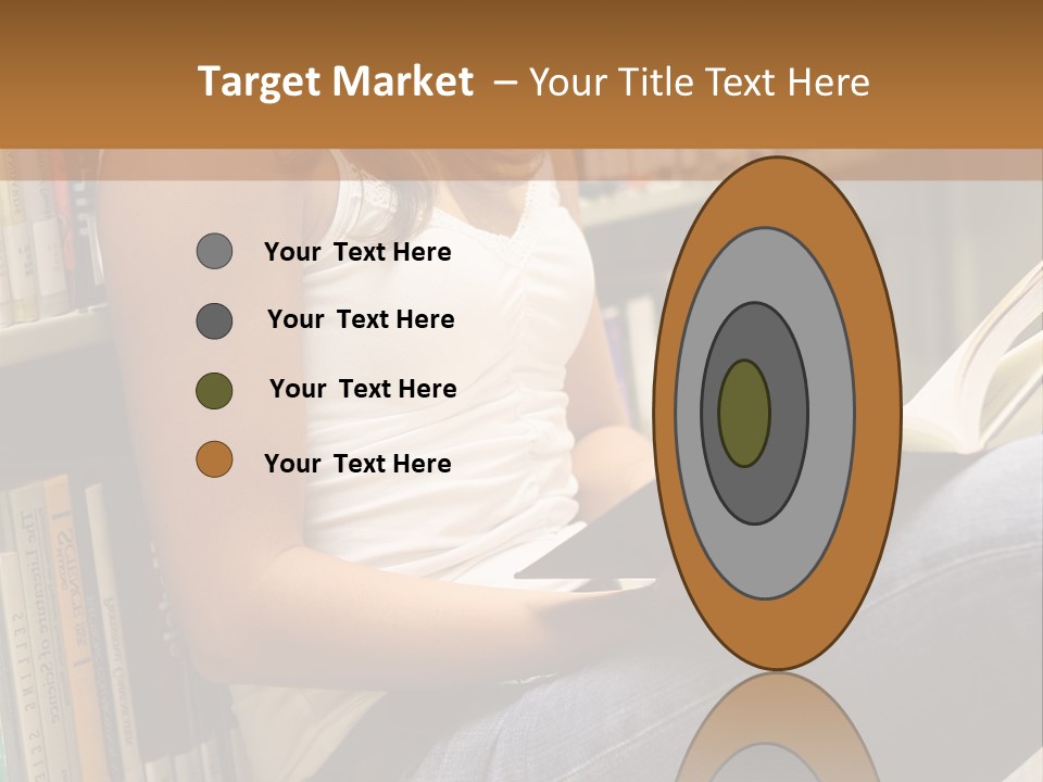 Beautiful Life Library PowerPoint Template