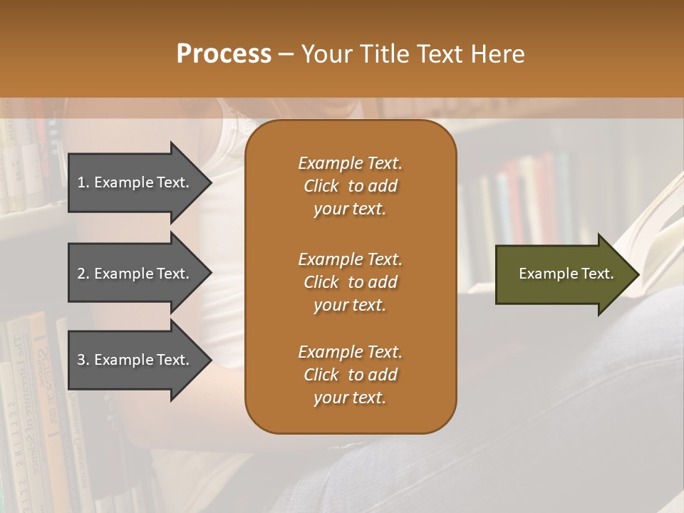 Beautiful Life Library PowerPoint Template
