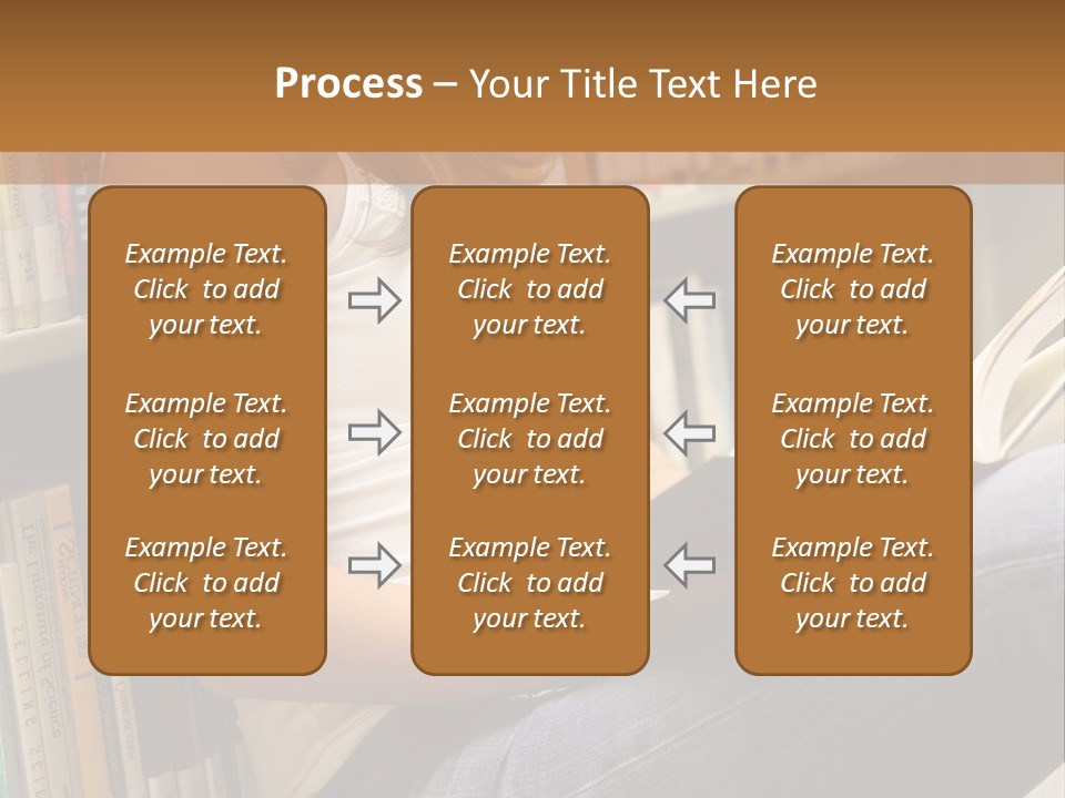 Beautiful Life Library PowerPoint Template