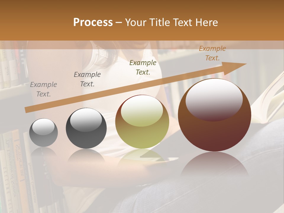 Beautiful Life Library PowerPoint Template