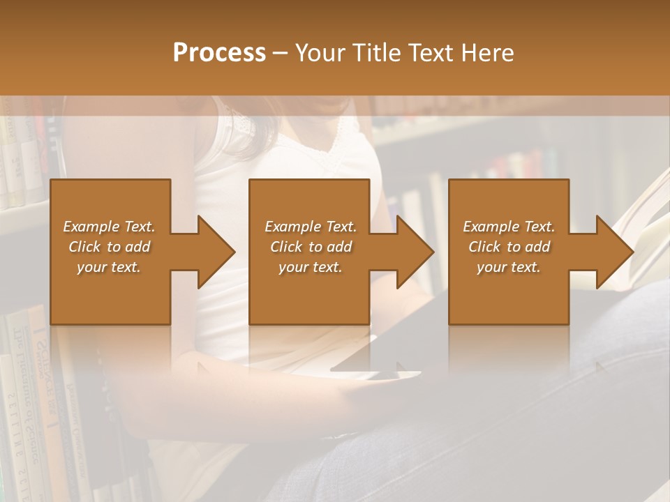 Beautiful Life Library PowerPoint Template