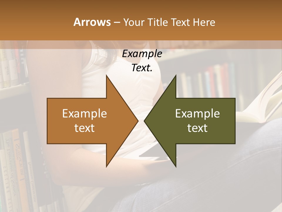 Beautiful Life Library PowerPoint Template