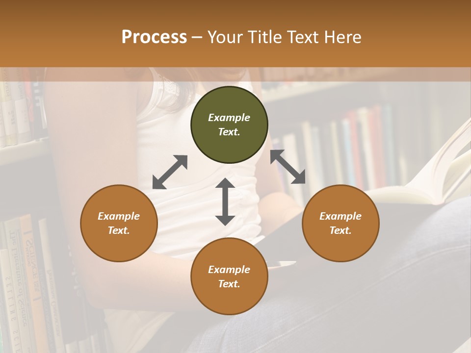 Beautiful Life Library PowerPoint Template