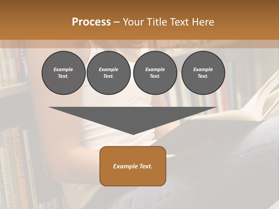 Beautiful Life Library PowerPoint Template