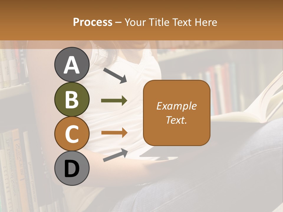 Beautiful Life Library PowerPoint Template