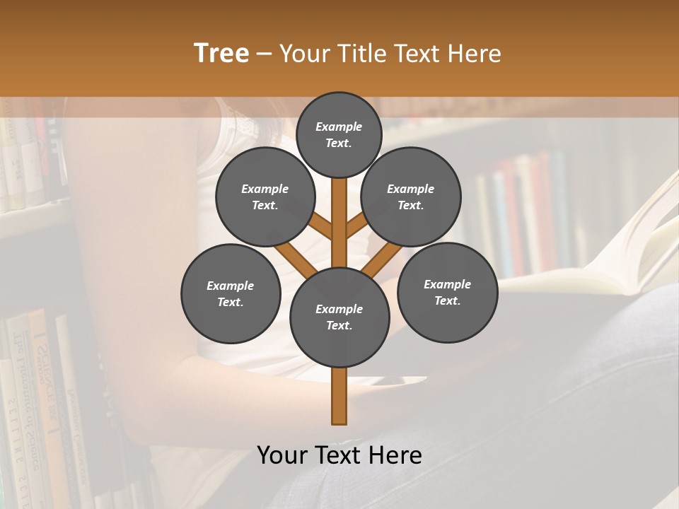 Beautiful Life Library PowerPoint Template