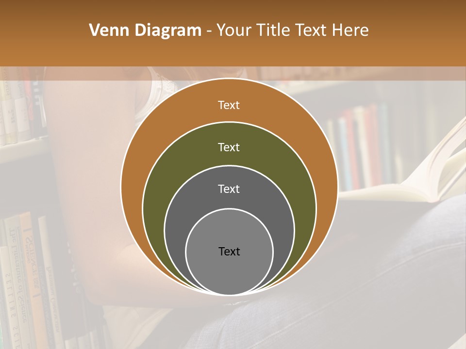 Beautiful Life Library PowerPoint Template