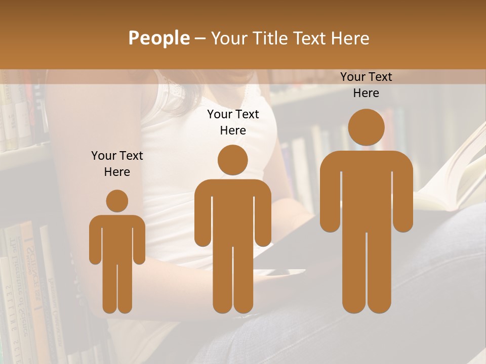 Beautiful Life Library PowerPoint Template