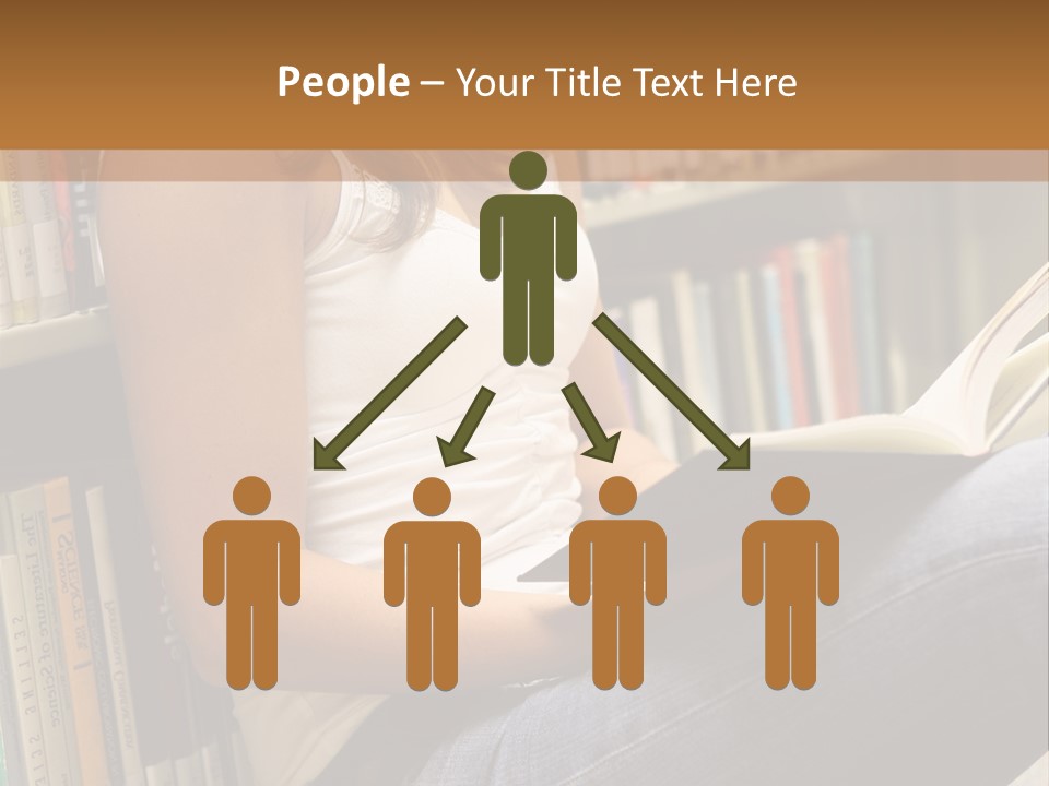 Beautiful Life Library PowerPoint Template