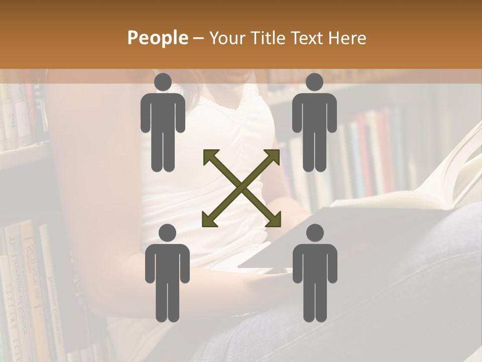 Beautiful Life Library PowerPoint Template