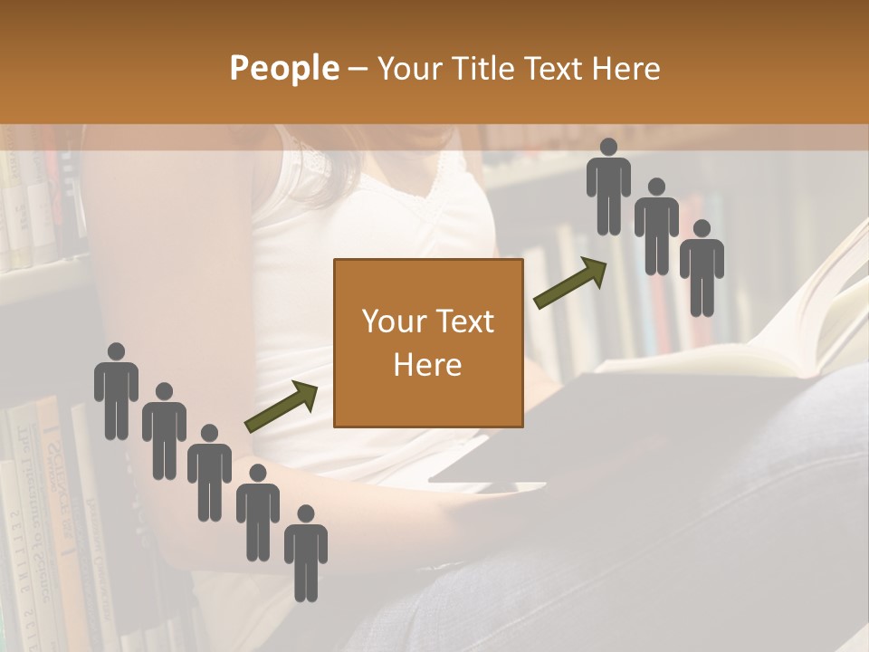 Beautiful Life Library PowerPoint Template