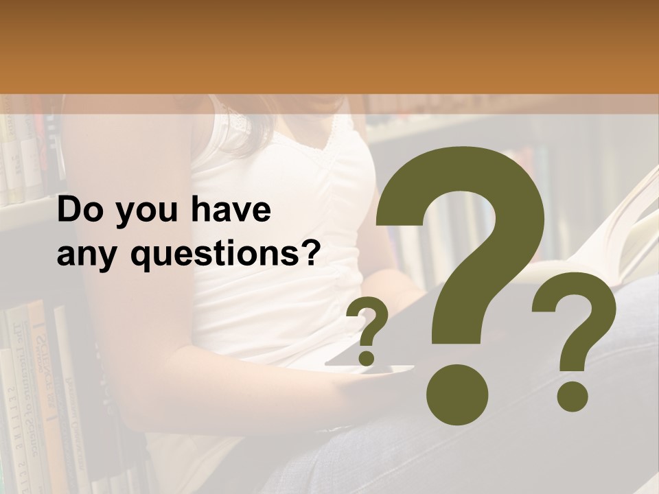 Beautiful Life Library PowerPoint Template