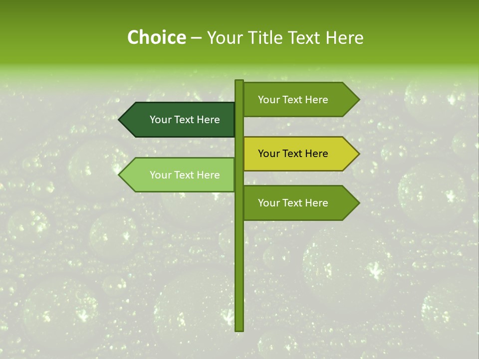 Colour Blade Metallic PowerPoint Template