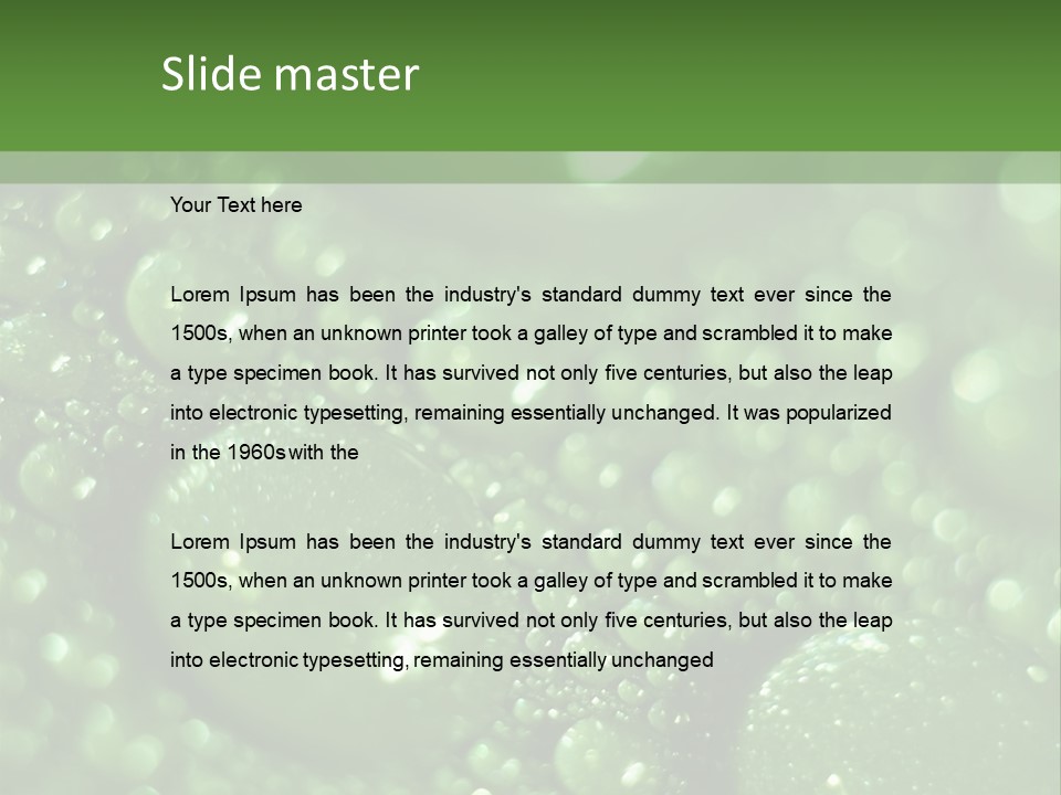 Skiing Over Star PowerPoint Template