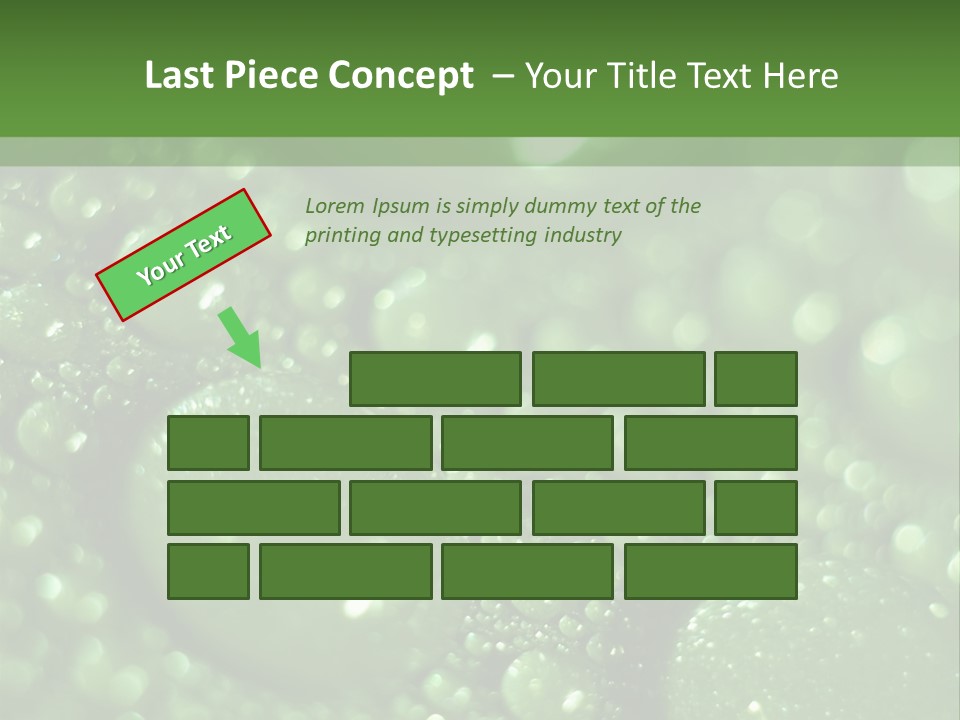 Skiing Over Star PowerPoint Template