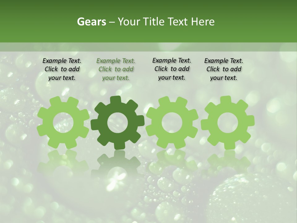 Skiing Over Star PowerPoint Template