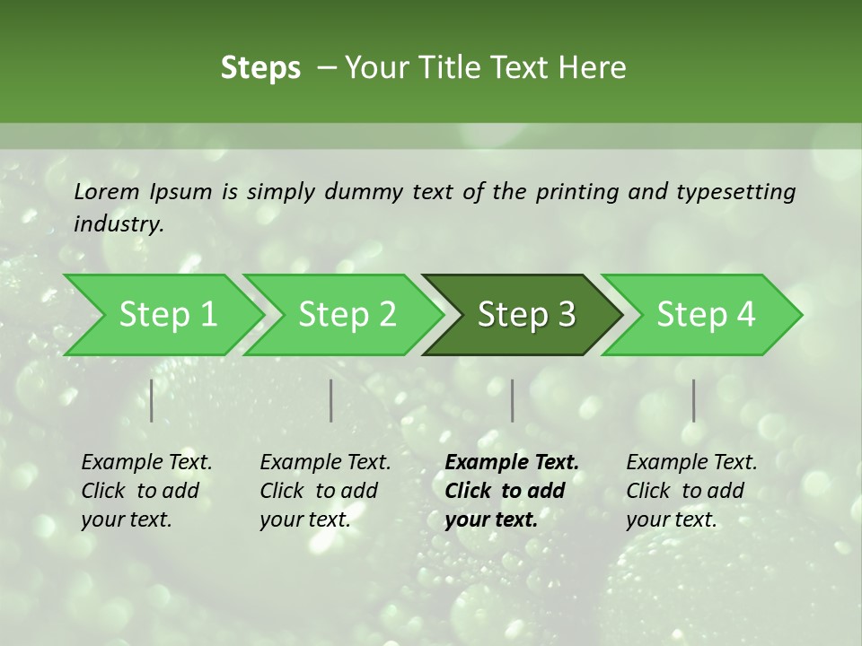 Skiing Over Star PowerPoint Template