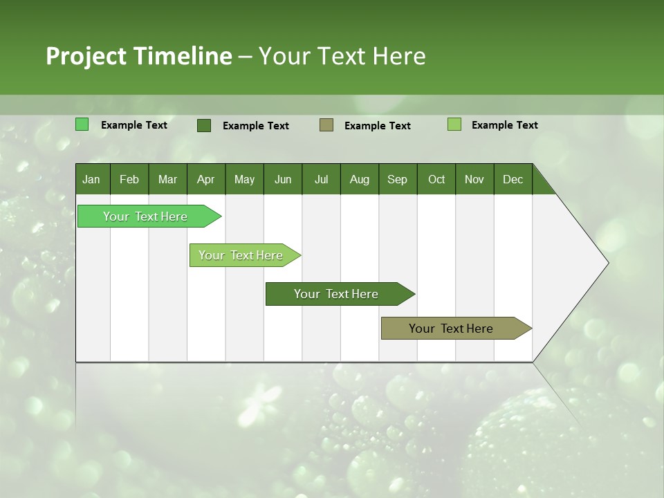 Skiing Over Star PowerPoint Template