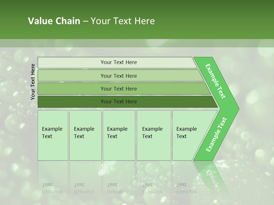 Skiing Over Star PowerPoint Template