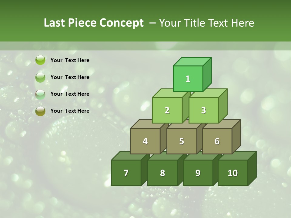 Skiing Over Star PowerPoint Template