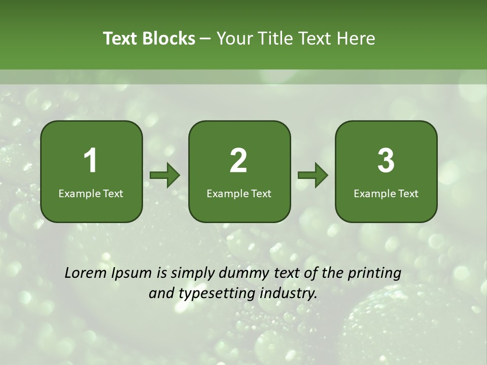Skiing Over Star PowerPoint Template