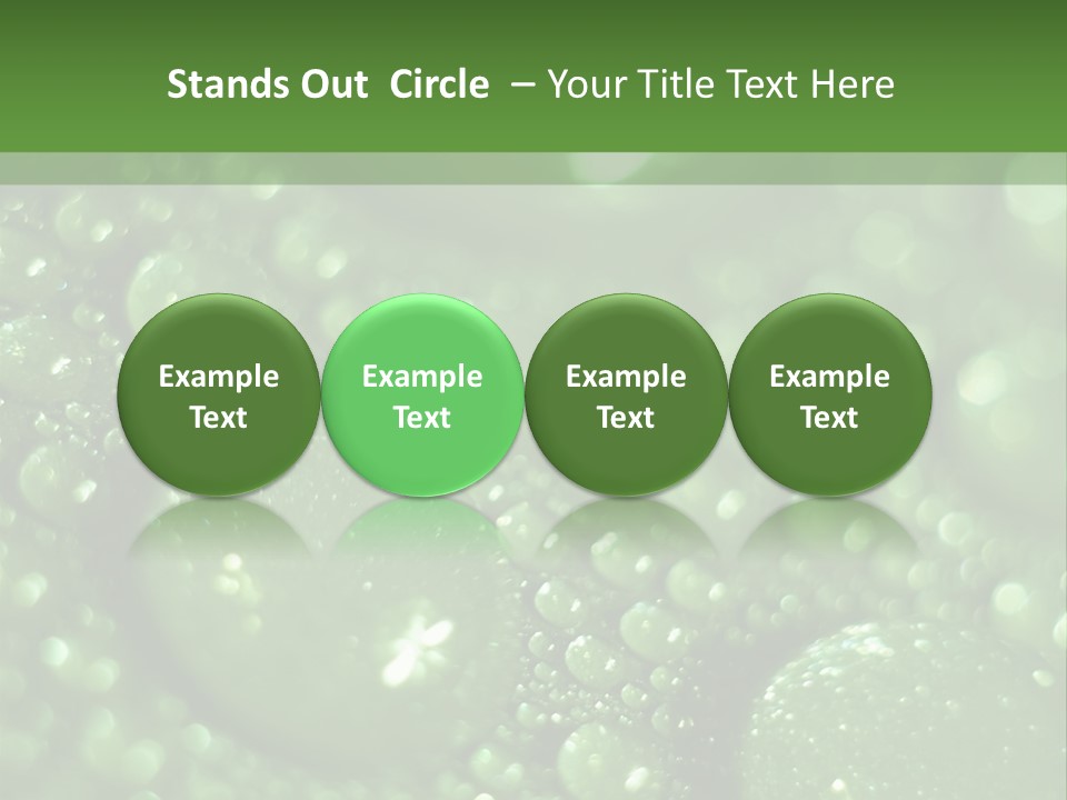 Skiing Over Star PowerPoint Template