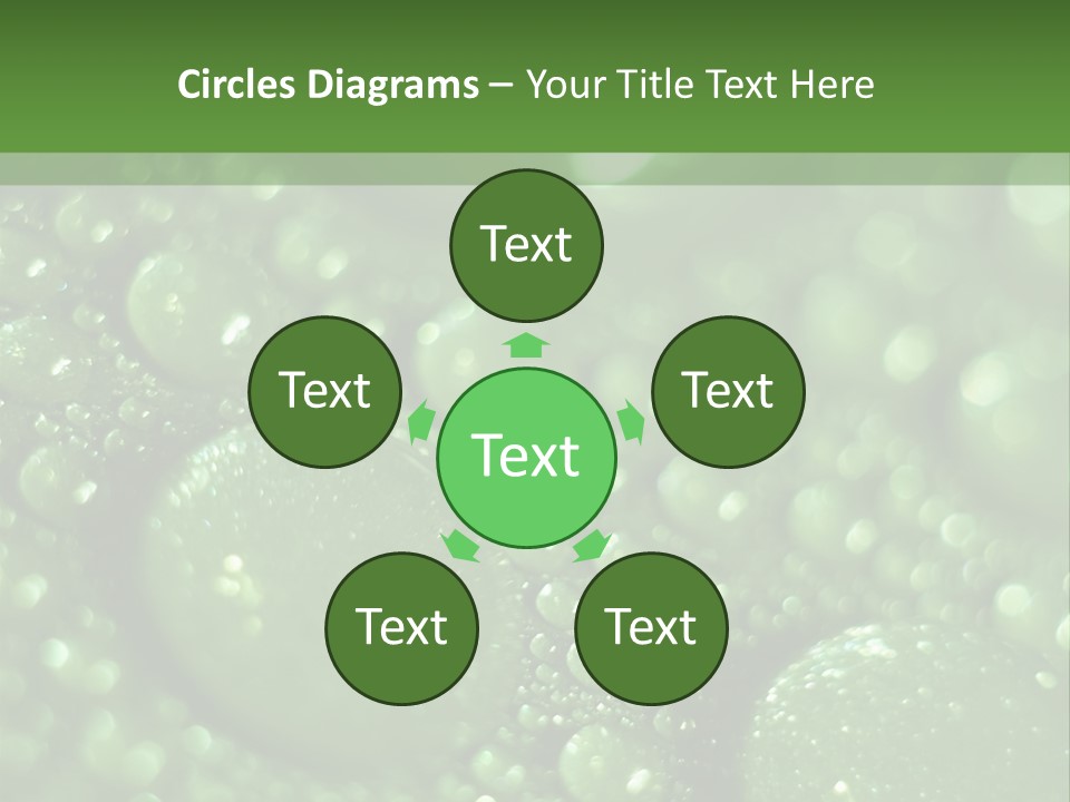 Skiing Over Star PowerPoint Template