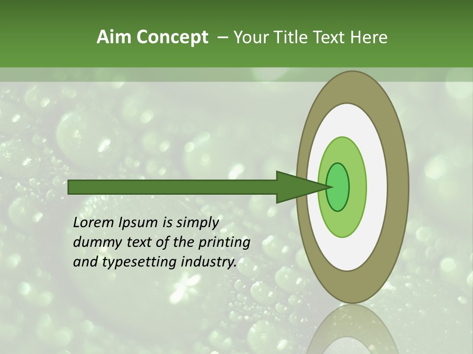 Skiing Over Star PowerPoint Template