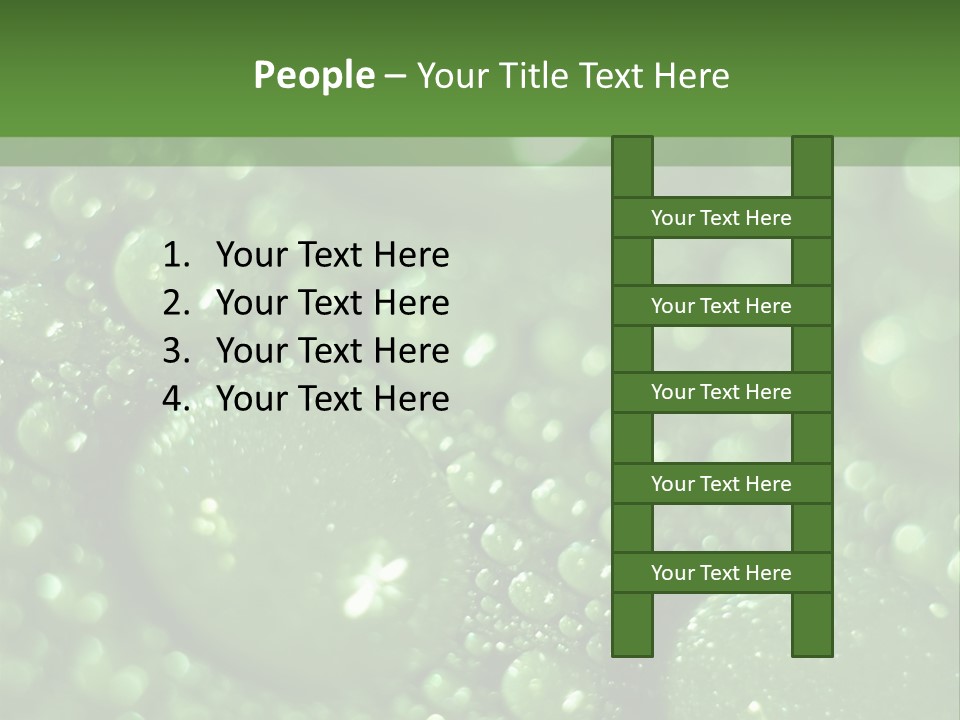 Skiing Over Star PowerPoint Template